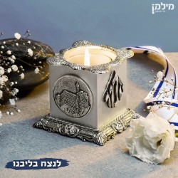 נר עם סמל בהתאמה