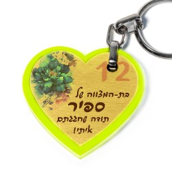 מחזיק מפתחות לב