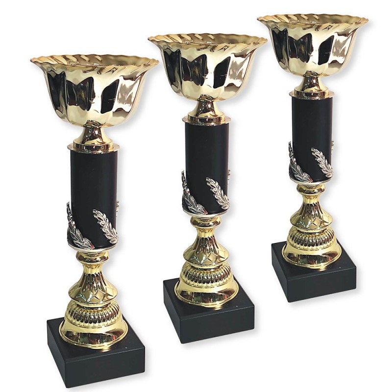 סט שלושה גביעים מדגם הים השחור