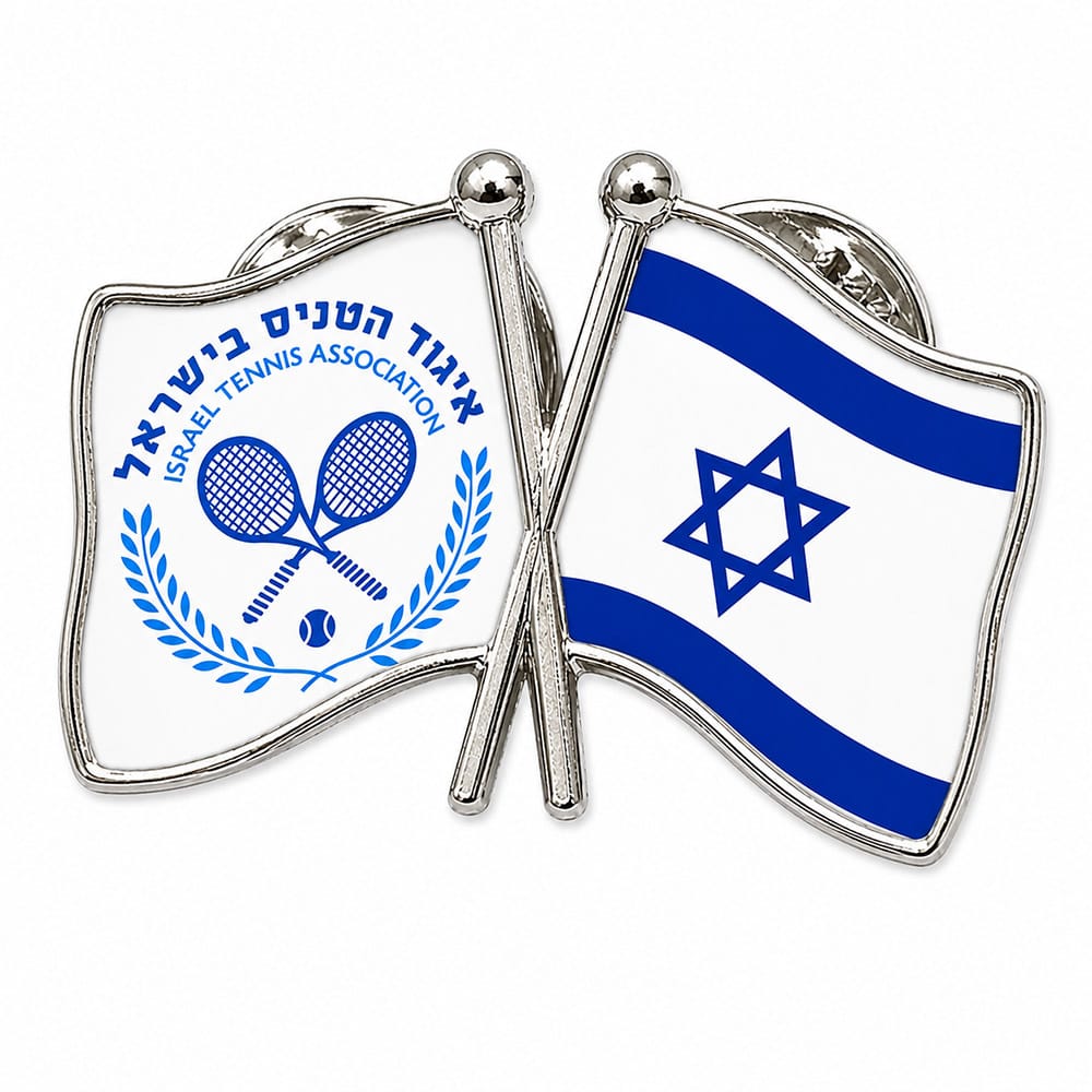 סיכת שני דגלים