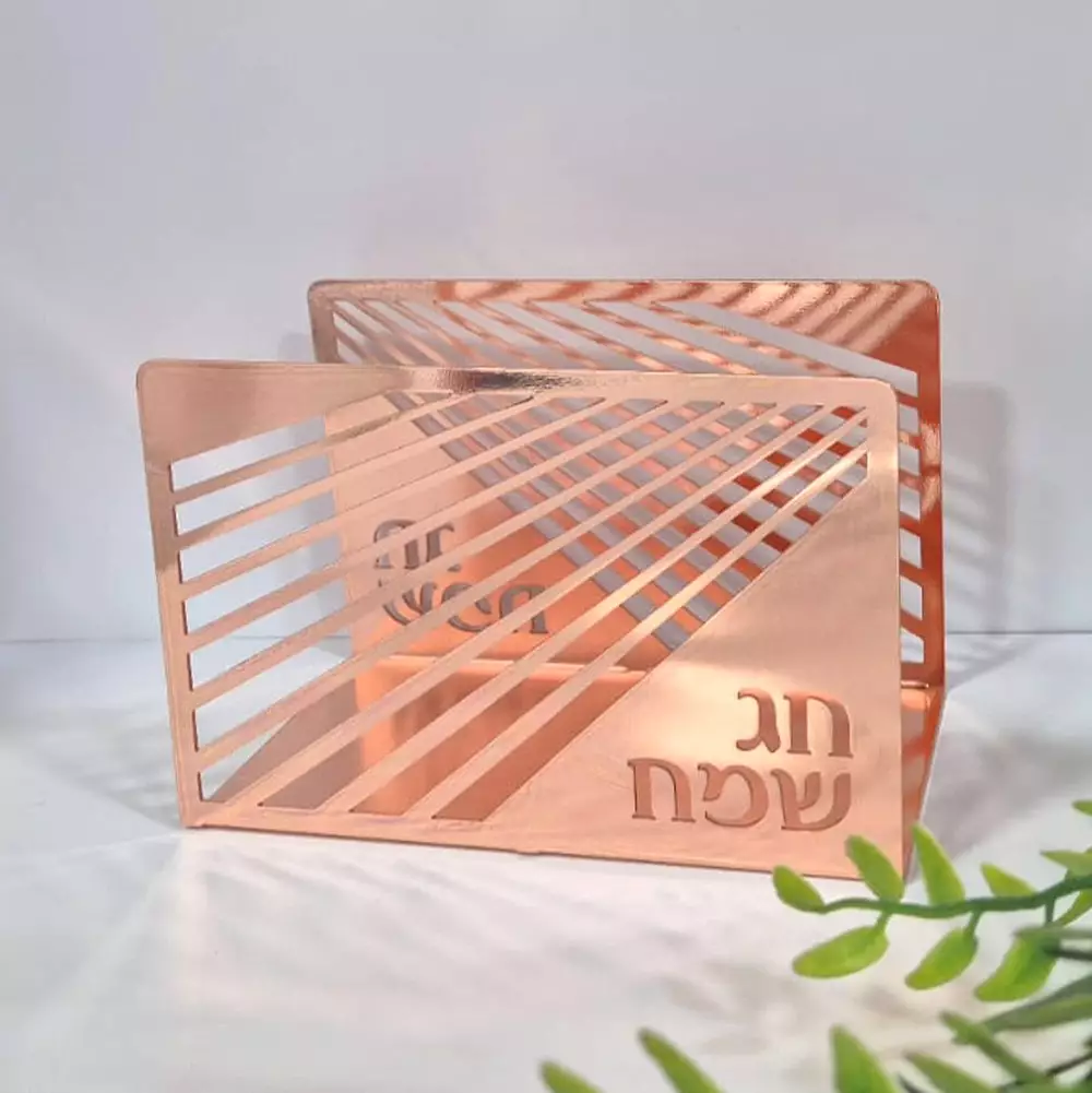 מעמד מצות לפסח מדגם "פסים אלגנטי"