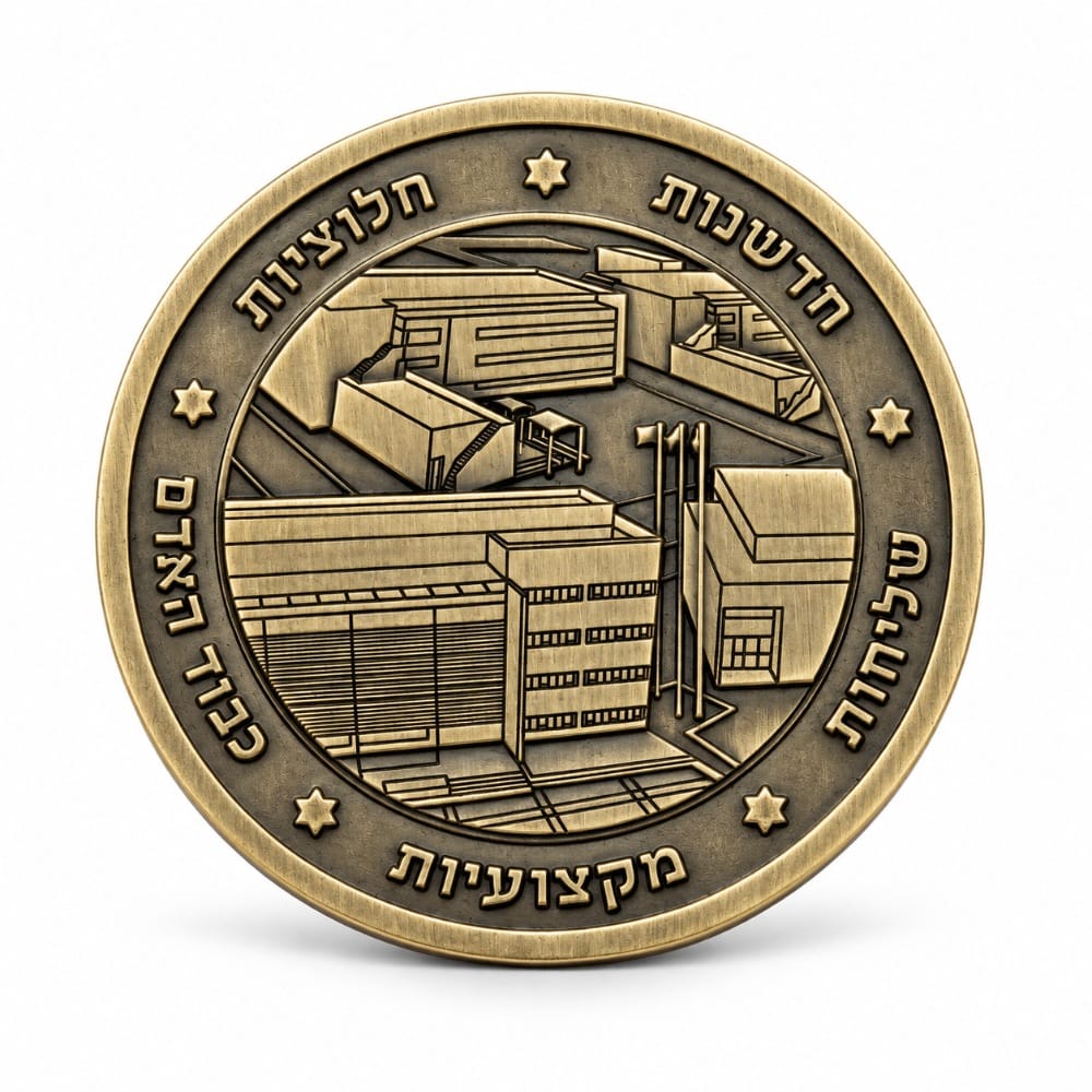 מטבע ביציקה בהתאמה אישית
