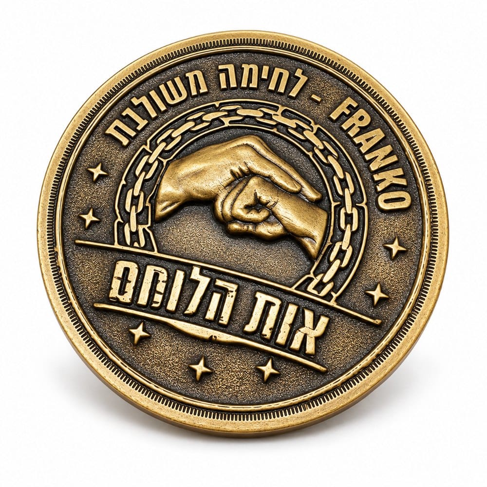 מטבע ביציקה בהתאמה אישית