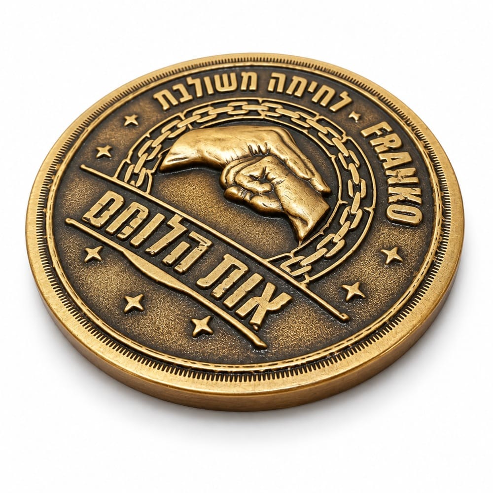 מטבע יצוק ממתכת בהתאמה אישית לאירגונים